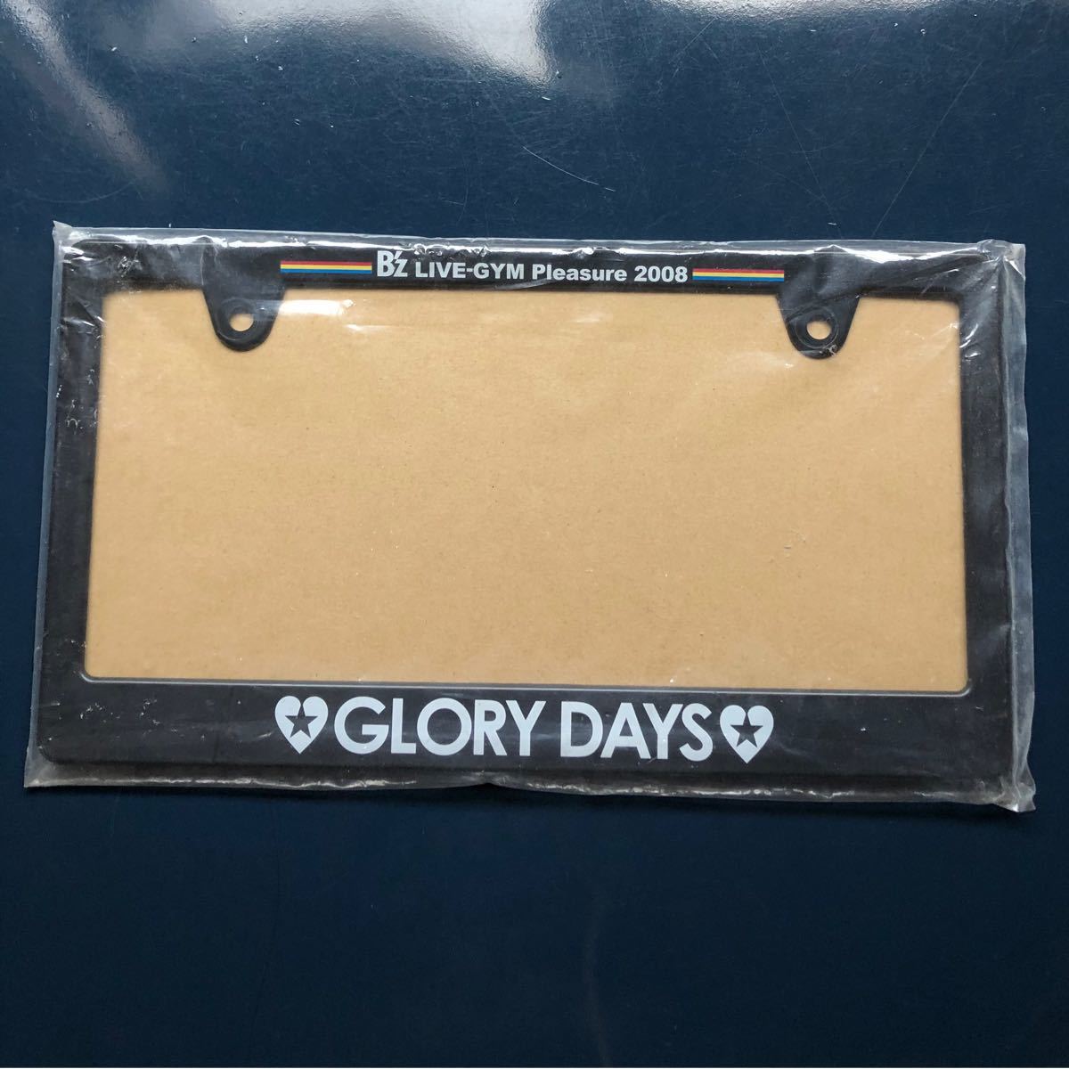 B'z ナンバーフレーム ナンバープレート GLORY DAYS グッズ レア B'z ナンバーフレーム ナンバープレート GLORY DAYS グッズ レア