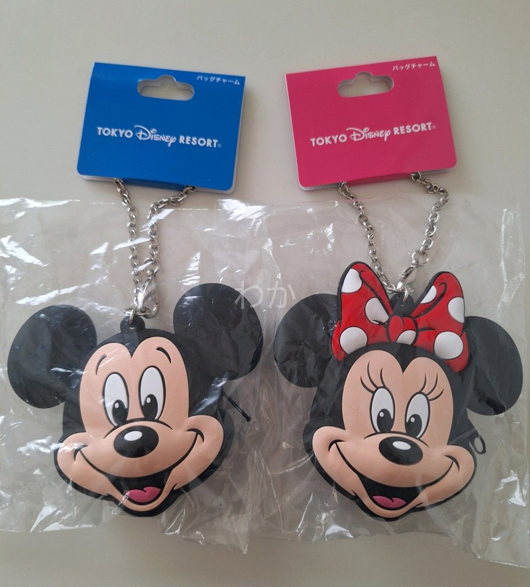 BAUBLEBAR ×Disneyバッグチャーム(ミッキー・ミニー)2種類 新品】東京ディズニーランド バッグチャームケース付き ミッキー