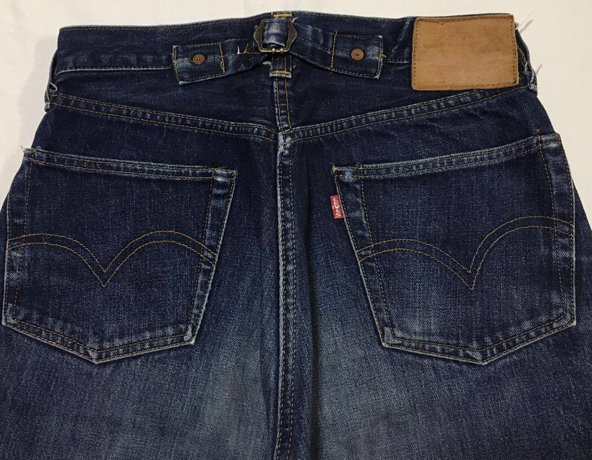 【バレンシア製】90s LEVIS 201XX リーバイス ヴィンテージ復刻 レプリカジーンズ W31 インディゴ 色落ち USA 米国製 LVC 赤耳 ビッグE_画像6