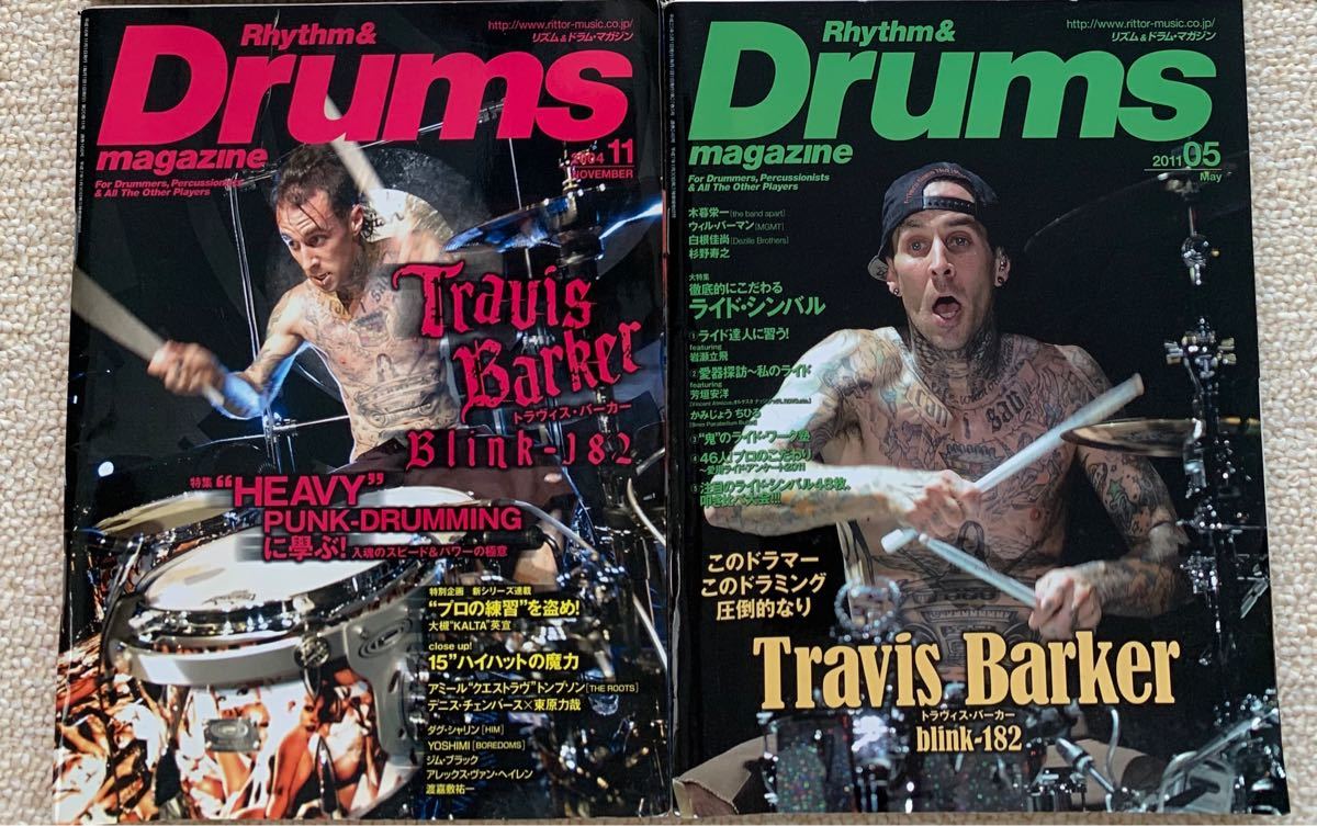Paypayフリマ リズム ドラムマガジン トラヴィス バーカー Blink 1 2冊 Paypayフリマ リズム ドラムマガジン トラヴィス バーカー Blink 1 2冊