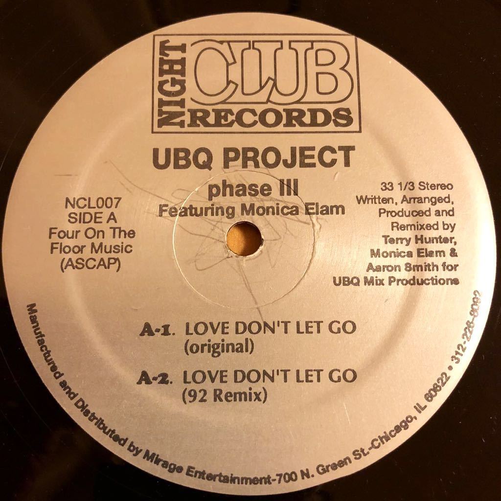 UBQ PROJECT PHASE Ⅲ WE CAN MAKE IT 12INCH RON TRENT DANNY KRIVIT JOE CLAUSSELL TIMMY REGISFORD KERRI CHANDLER THEO PARRISH_画像2