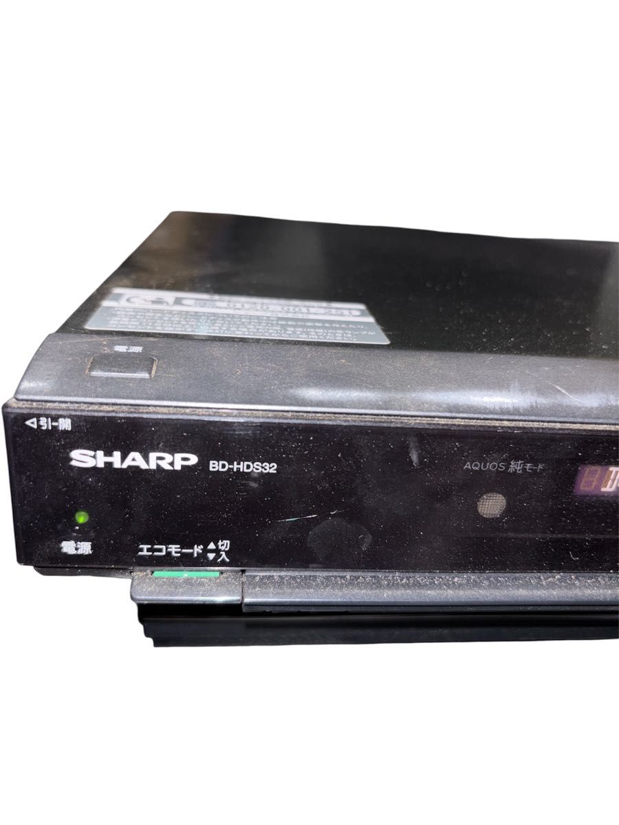 SHARP ブルーレイレコーダー BD-HDS32 動作確認済み 中古品 SHARP ブルーレイレコーダー BD-HDS32 動作確認済み 中古品