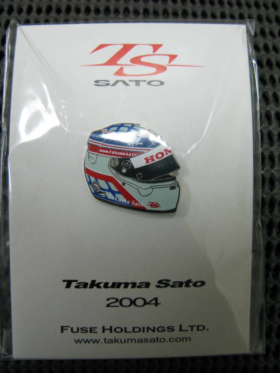 ヤフオク 佐藤琢磨 Takuma Sato 04 ピンバッジ 未開封保