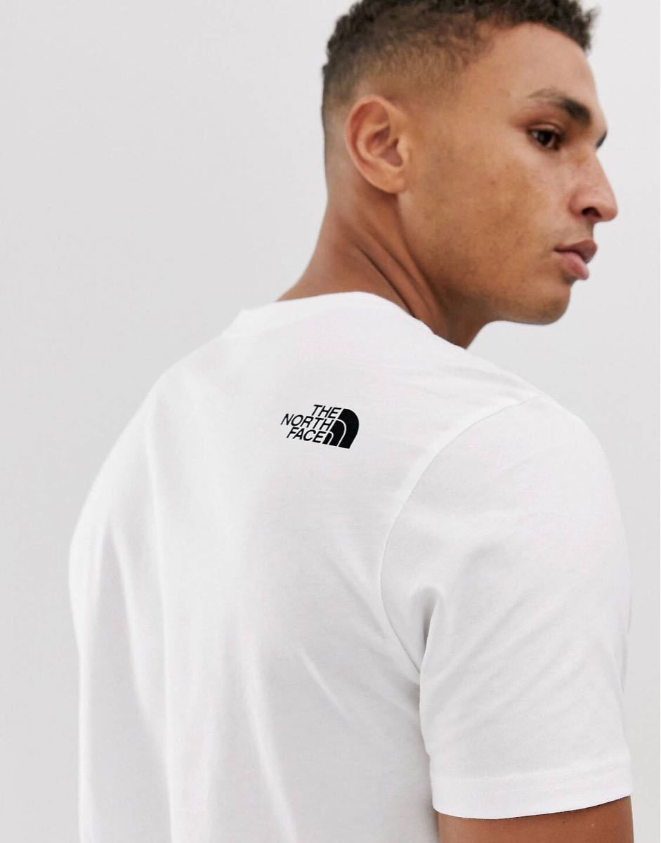 The north face TNF Tシャツ 黒ボックス ノースフェイス