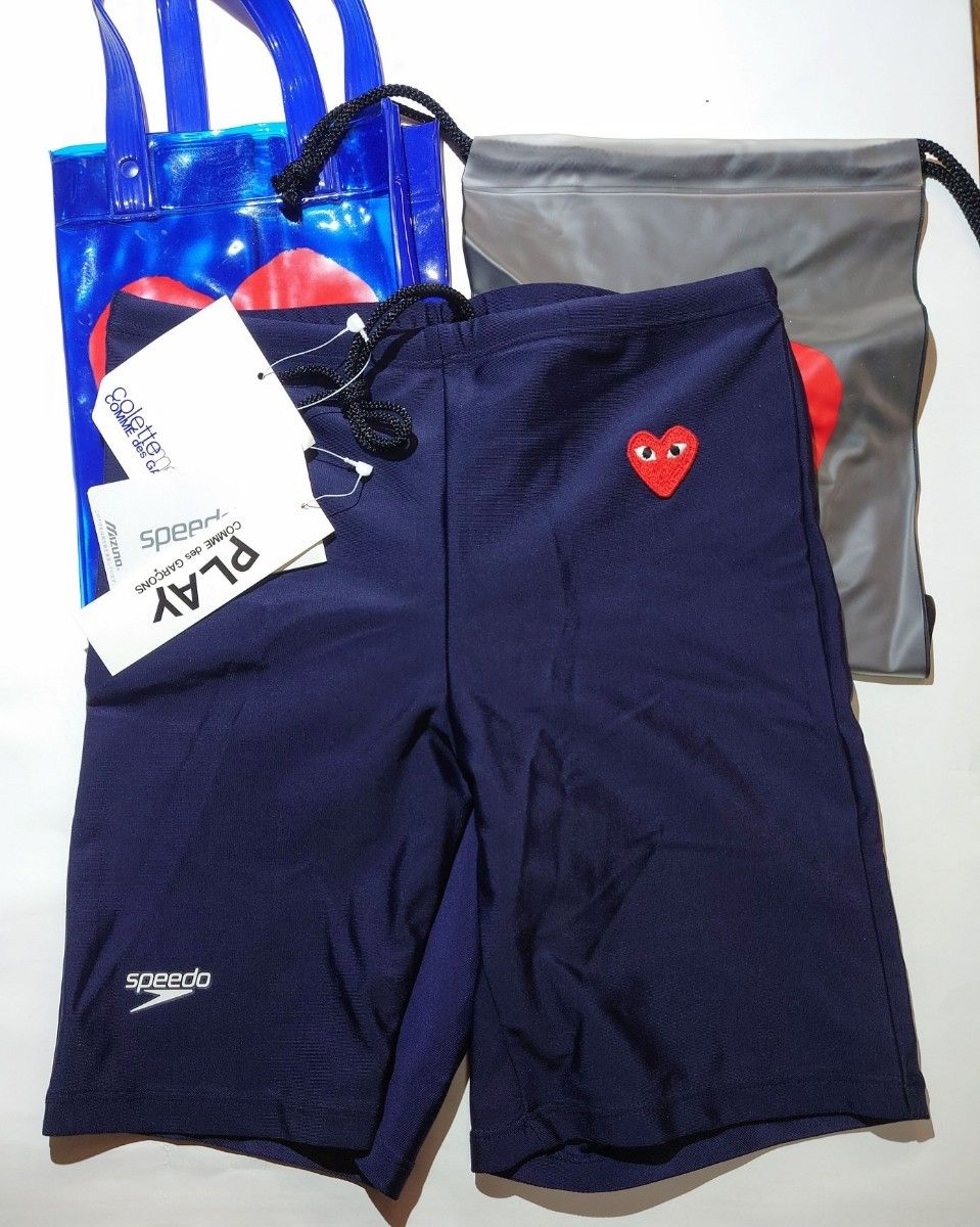 PLAY comme des garçons x Speedo メンズ水着 紺 COMME des GARCONS PLAY × speedo 水着 ネイビー 未使用|Yahoo