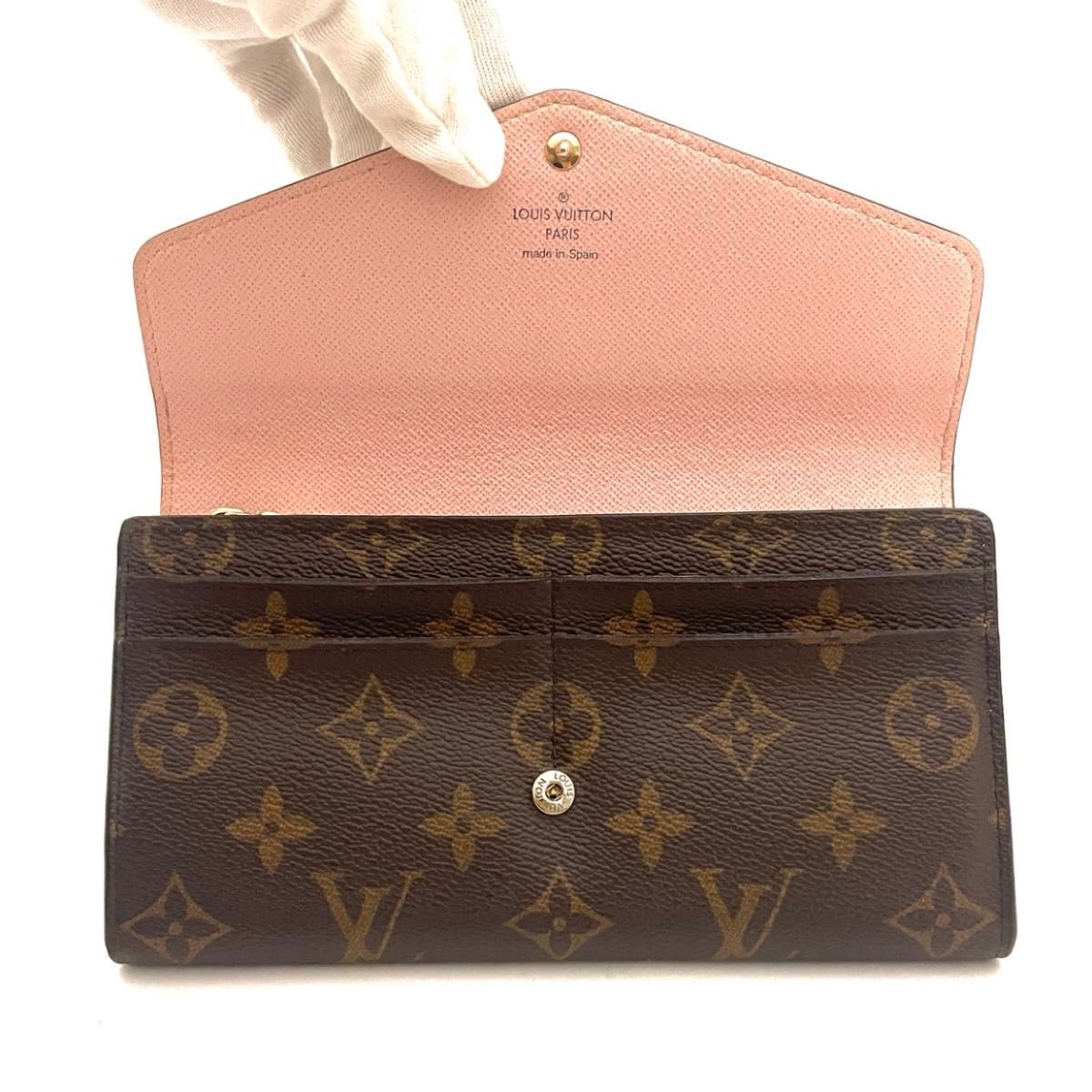 希少 激レア 日本限定カラー⭐️ルイヴィトン ポルトフォイユ ルー ローズゴールド IC搭載品 ピンク LOUIS VUITTON ルイヴィトン モノグラム