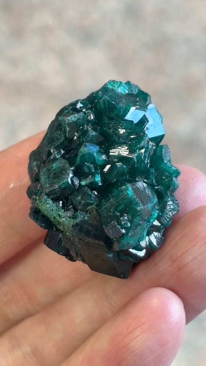 コンゴ産 ダイオプテーズ 30g 光沢、照り、きれい 高品質 天然石