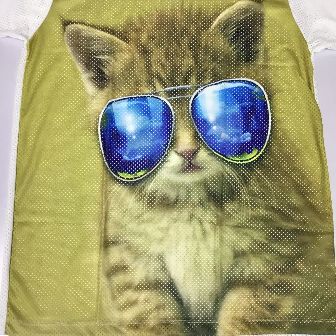 Paypayフリマ デザインメッシュ半袖tシャツ Mサイズ かわいい猫柄 ティアドロップサングラスをかけたネコ Dbr4a Paypayフリマ デザインメッシュ半袖tシャツ Mサイズ かわいい猫柄 ティアドロップサングラスをかけたネコ Dbr4a