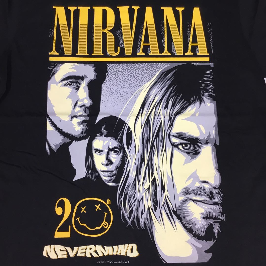 BSCT1♪ バンドデザインTシャツ XLサイズ　ニルヴァーナ NIRVANA ニルバーナ ②