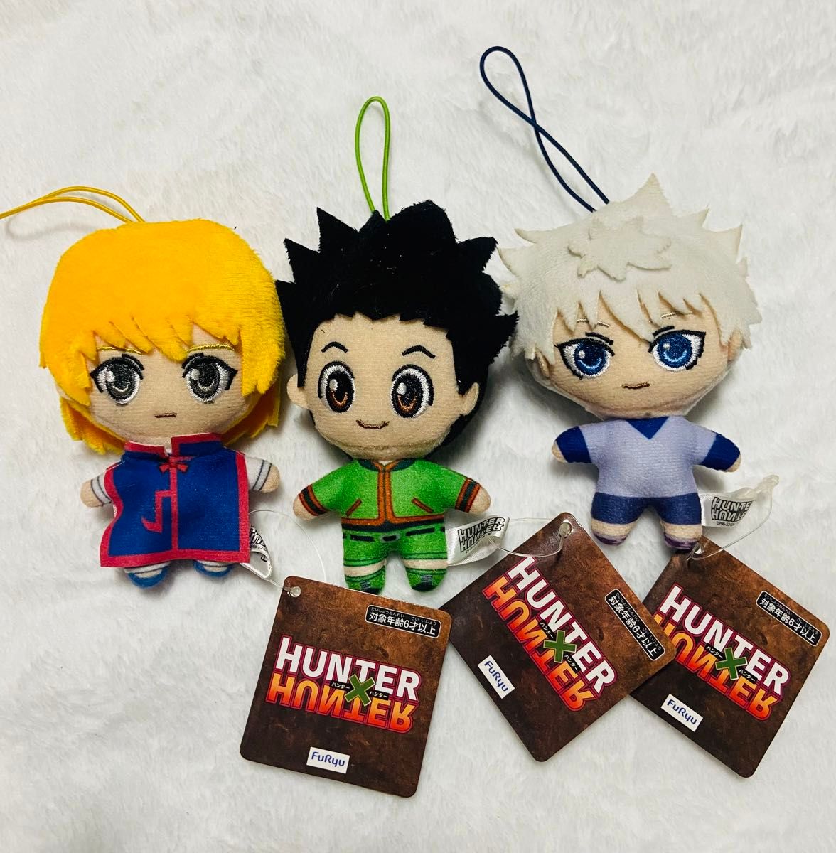 HUNTER×HUNTER くじ きゅんぐるみ キルア ゴン クラピカ ハンターハンターちびぐるみ クラピカ&ゴン&キルアセット