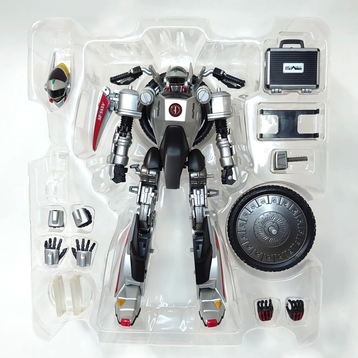 フィギュアーツ オートバジン&仮面ライダーファイズ+アクリルロゴディスプレイ SHフィギュアーツ 仮面ライダーファイズ&オートバジンセット+