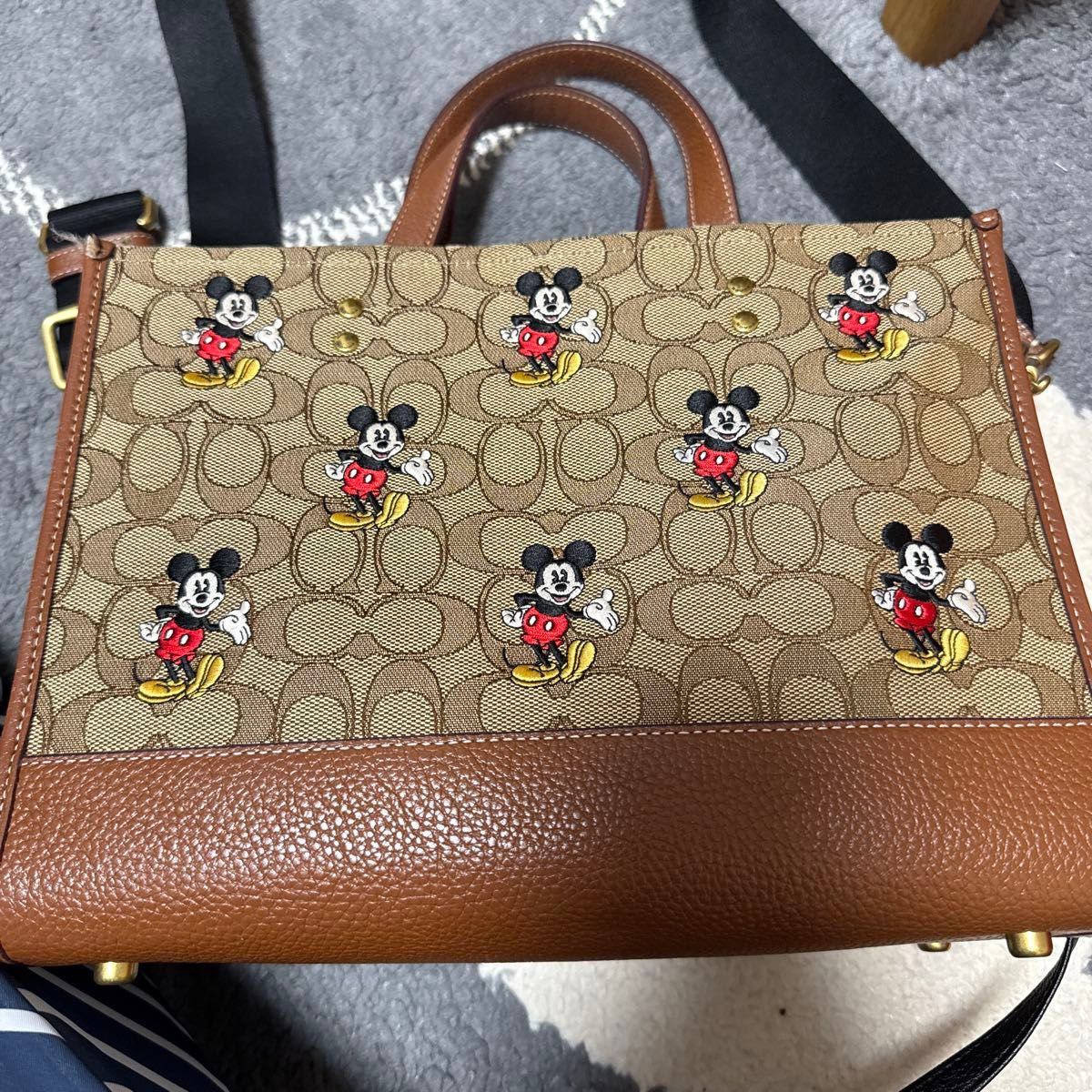 【美品】 COACH 2way トートバッグ ショルダーバッグ ミッキーマウス COACH コーチ ミッキーマウス 2way ショルダーバッグ|Yahoo