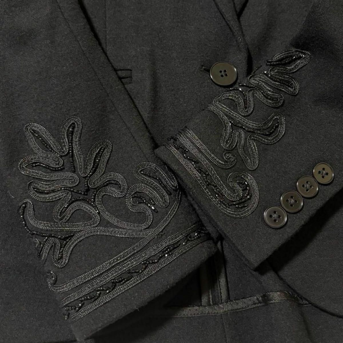 【美品】ラルフローレン ドリズラー ハリントンジャケット 刺繍ロゴ S POLO RALPH LAUREN ポロ ラルフローレン ウール100 パスマン