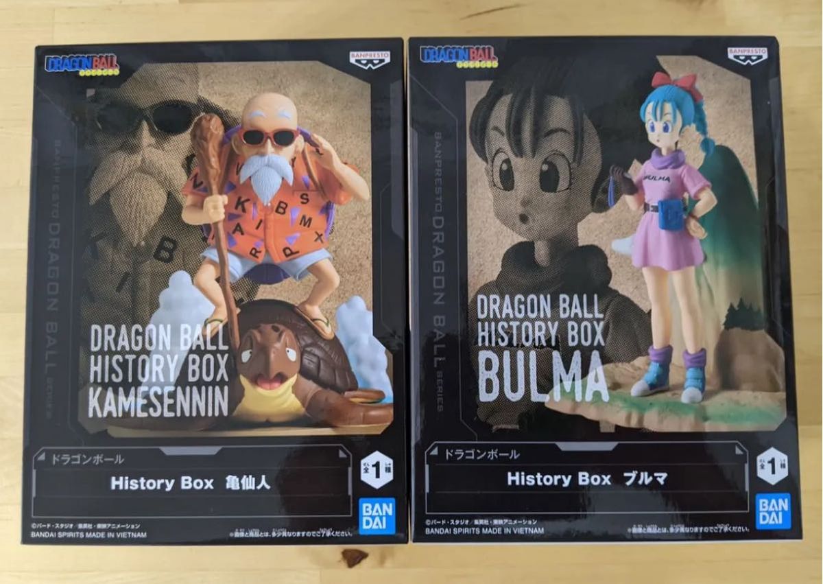 新品未開封プレミアムBANDAIドラゴンボールブルマ国内正規品 ドラゴンボール フィギュア ブルマ亀仙人 2体セット 新品未開封