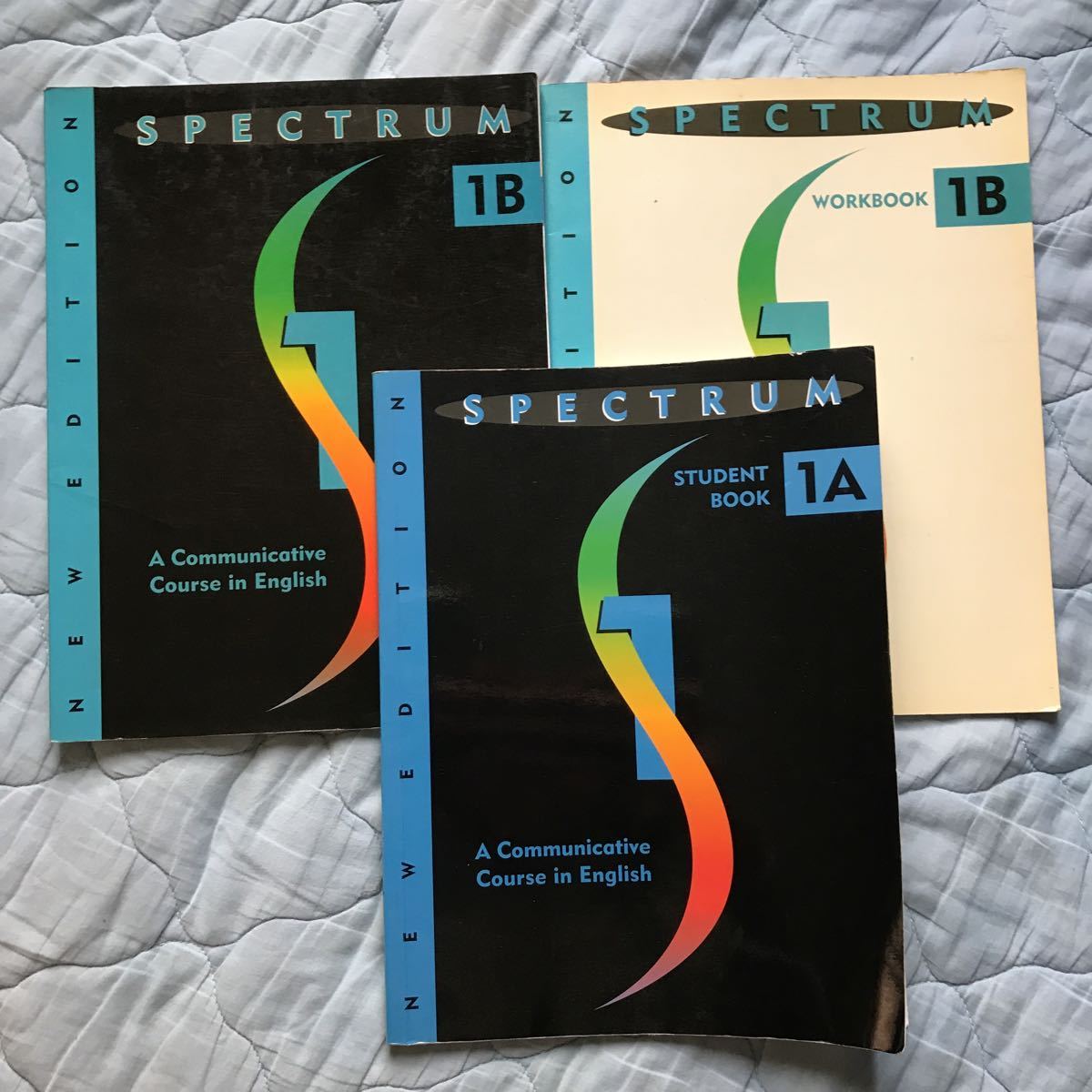 英語圏の外国人が使う英語テキスト3冊★SPECTRUM:1A/1B/1BワークTOEIC対策に!