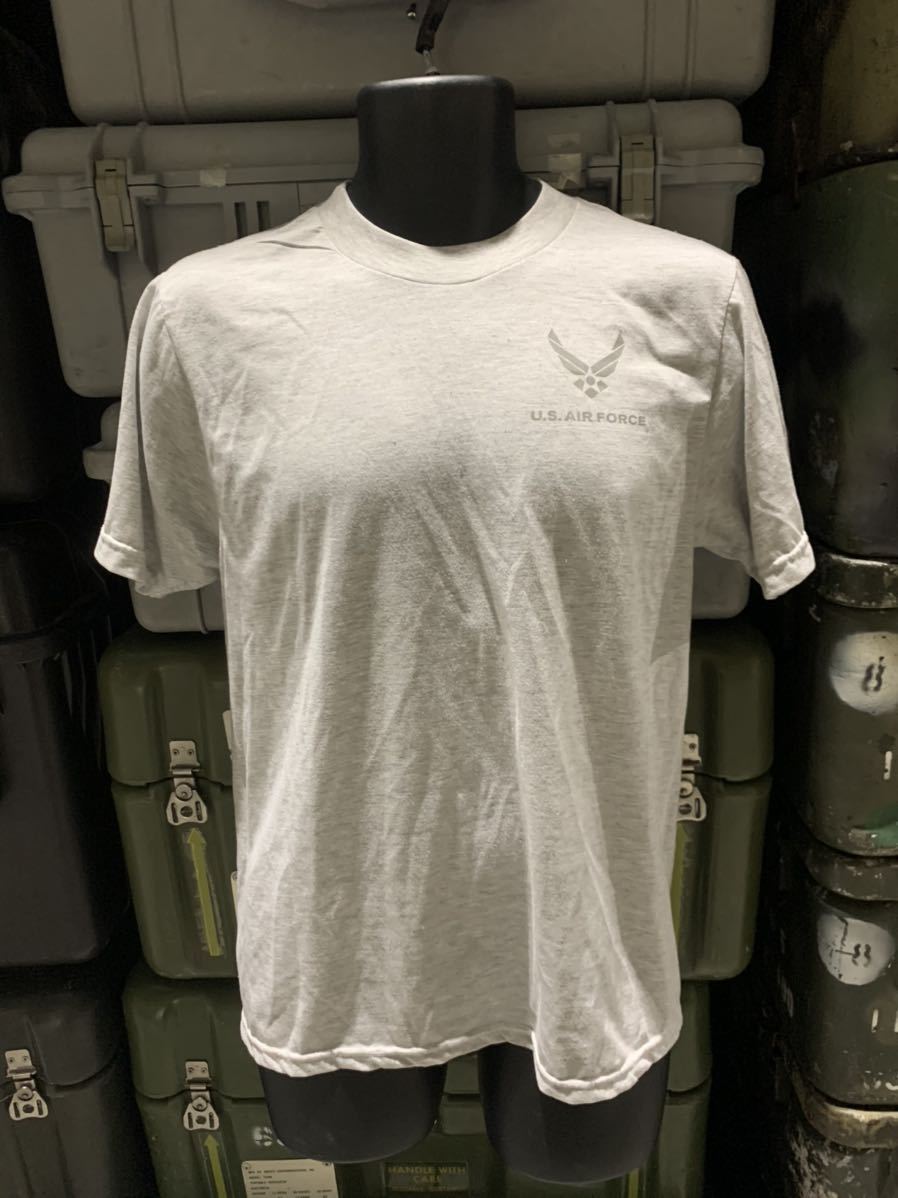米軍 放出品 美品 US AIR FORCE 半袖 Tシャツ アウトドア トレーニング サイズ S_画像1