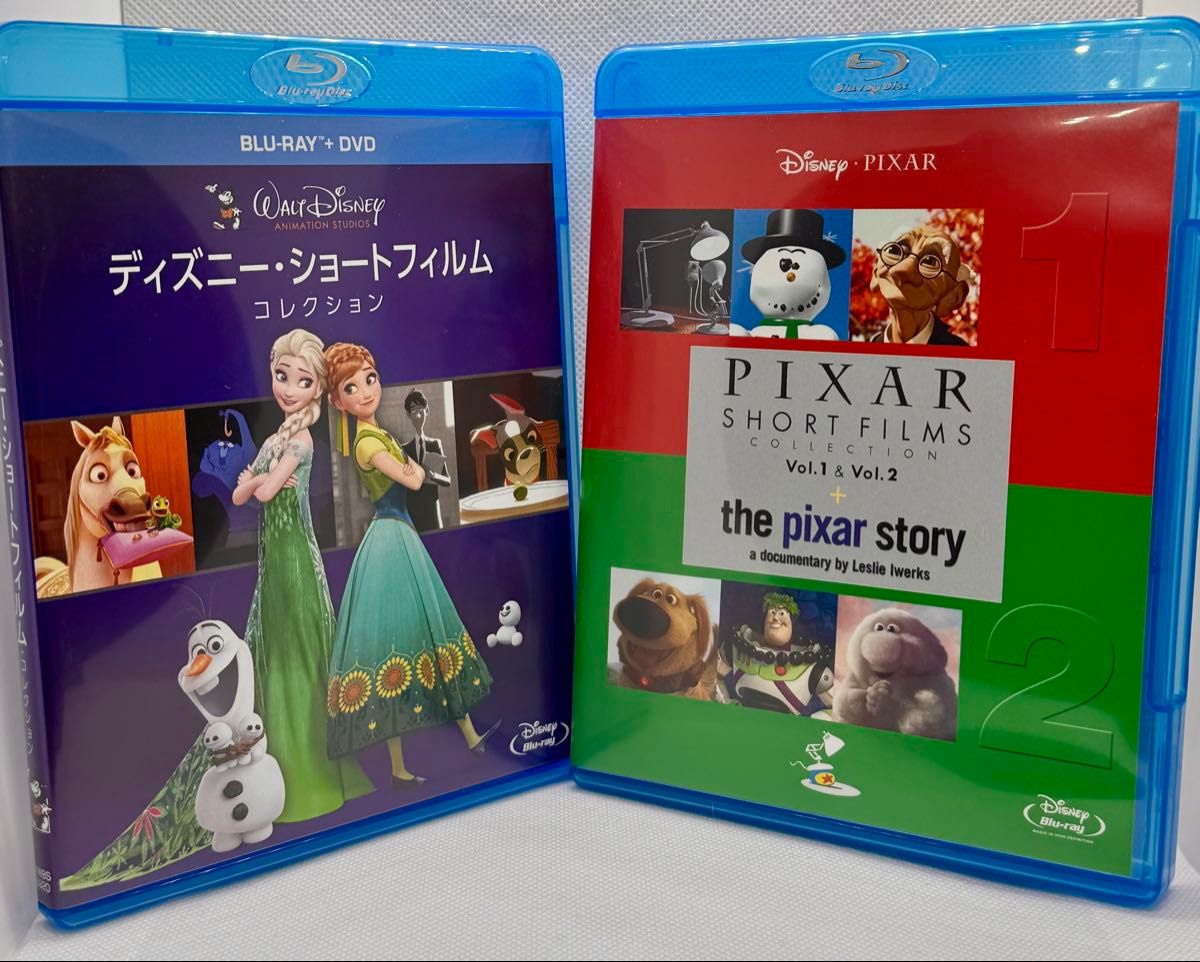 ディズニー・ピクサー DVD コレクション(^^)/バラ売り・価格交渉可♪ ディズニー&ピクサー 短編映画コレクション Blu-ray+DVD 2個