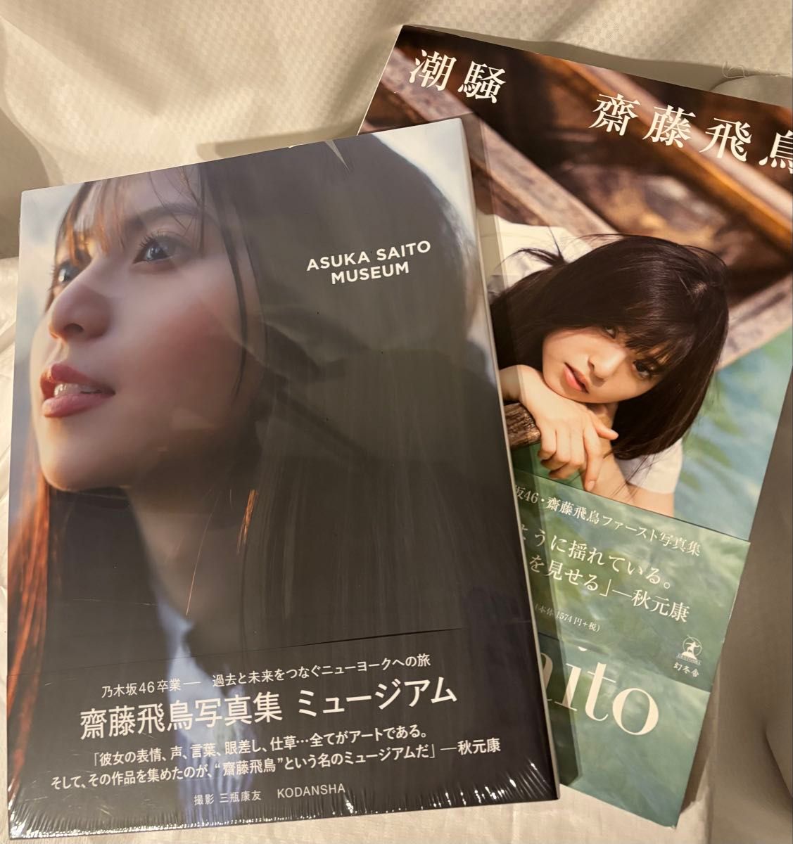 齋藤飛鳥 ミュージアム 初版 未開封コンプセット 齋藤飛鳥の写真集2冊セット ミュージアム 未開封 楽天カバー