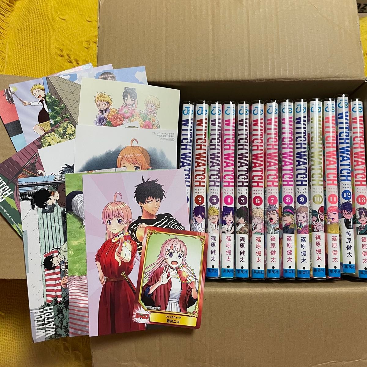 新品未使用 ウィッチウォッチ 全巻 初版帯付き 1〜13巻 セット ウィッチウォッチ 1~13巻 初版 特典 イラストカード 等|Yahoo
