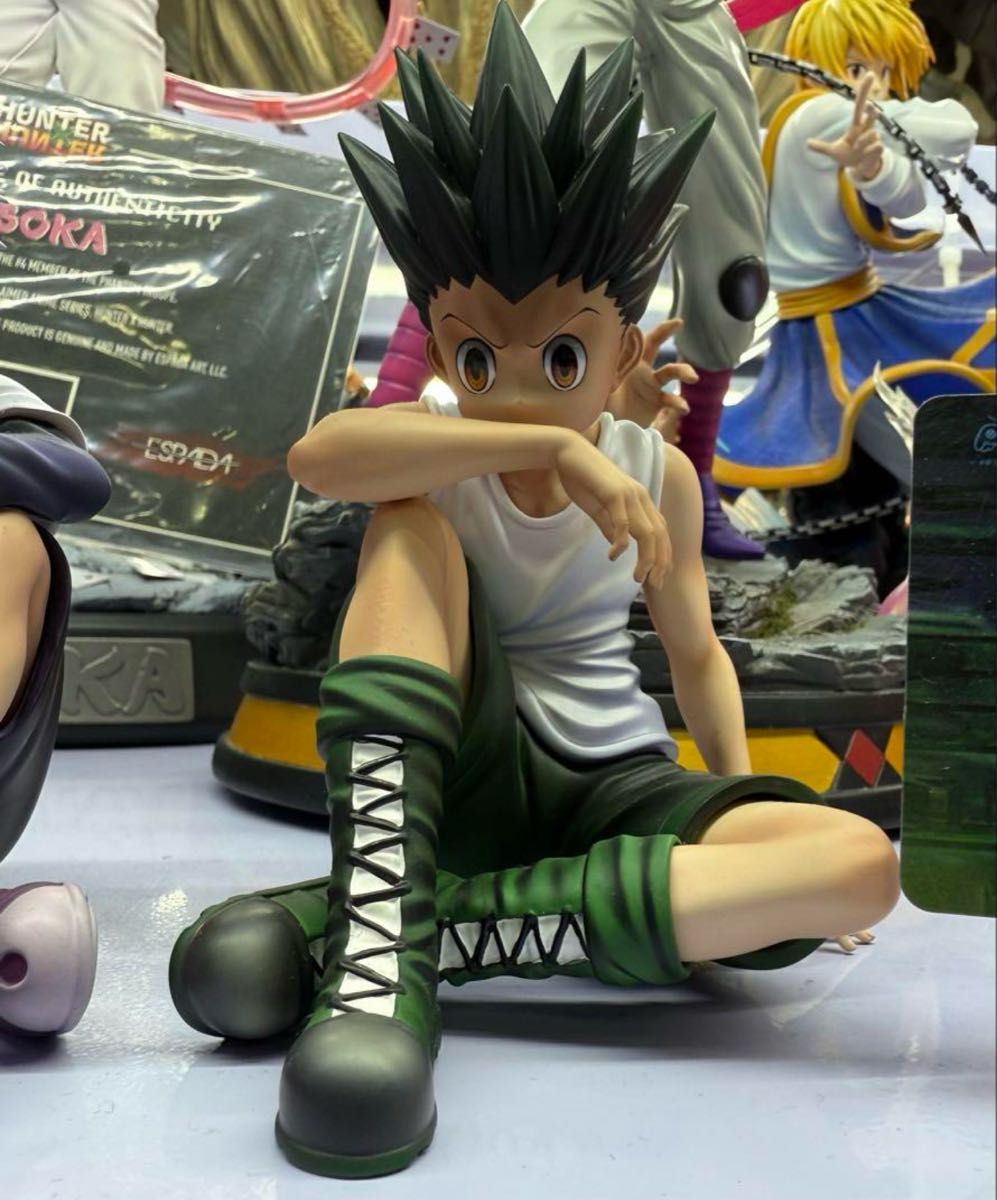 【ハンターハンター】 ガレージキットフィギュア キルア&ゴンセット まとめ売り ハンターハンター】 ガレージキットフィギュア キルア&ゴン