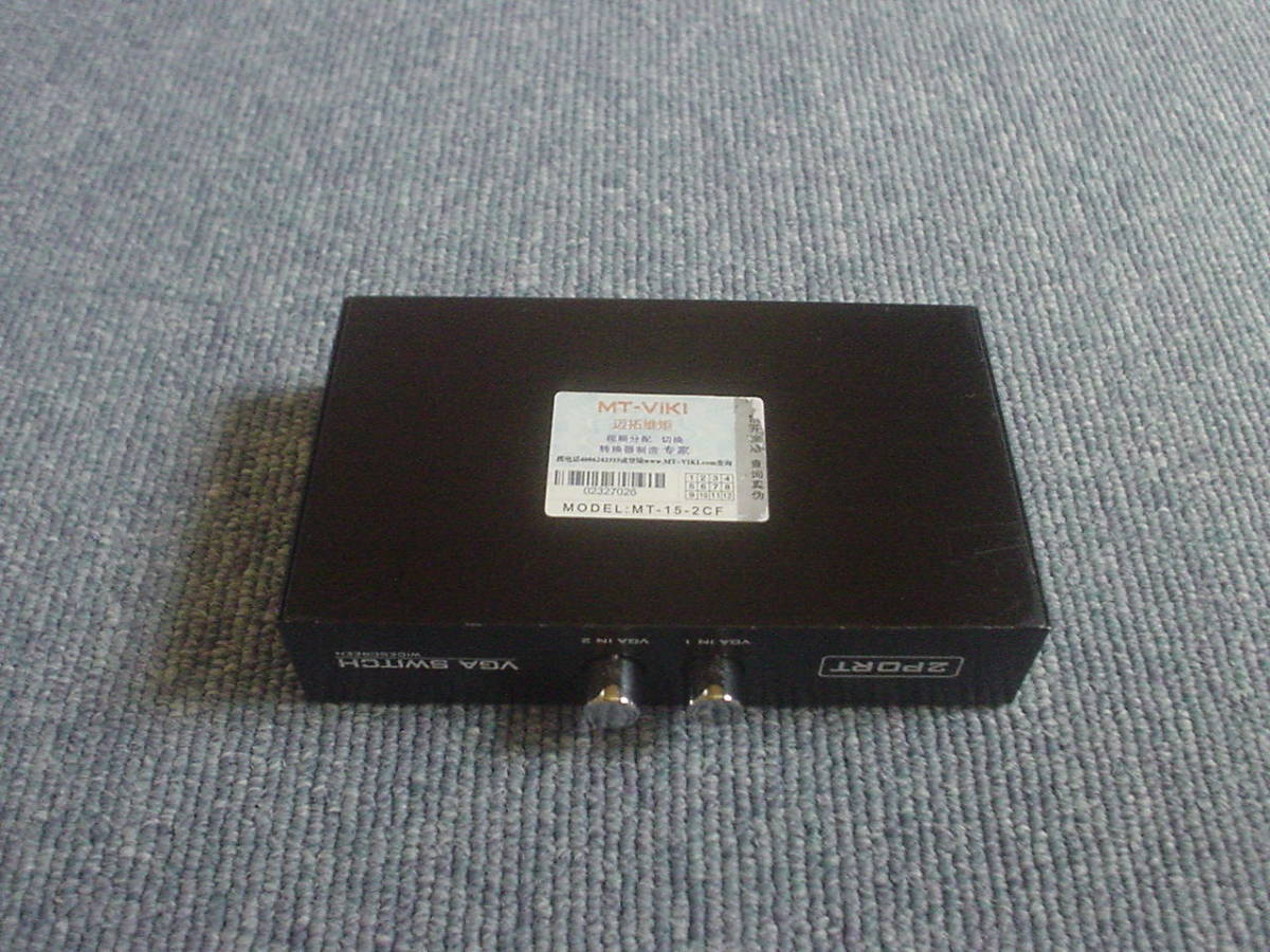  used MT-VIKI 2PORT VGA SWITCH junk treatment 