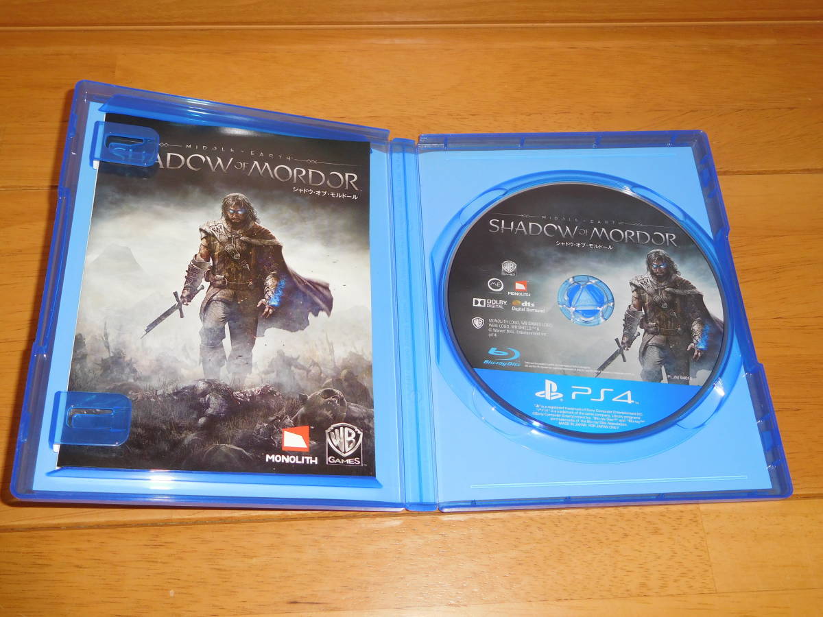 [中古]　ＰＳ４　『SHADOW OF MORDOR』　シャドウ・オブ・モルドール　_画像2