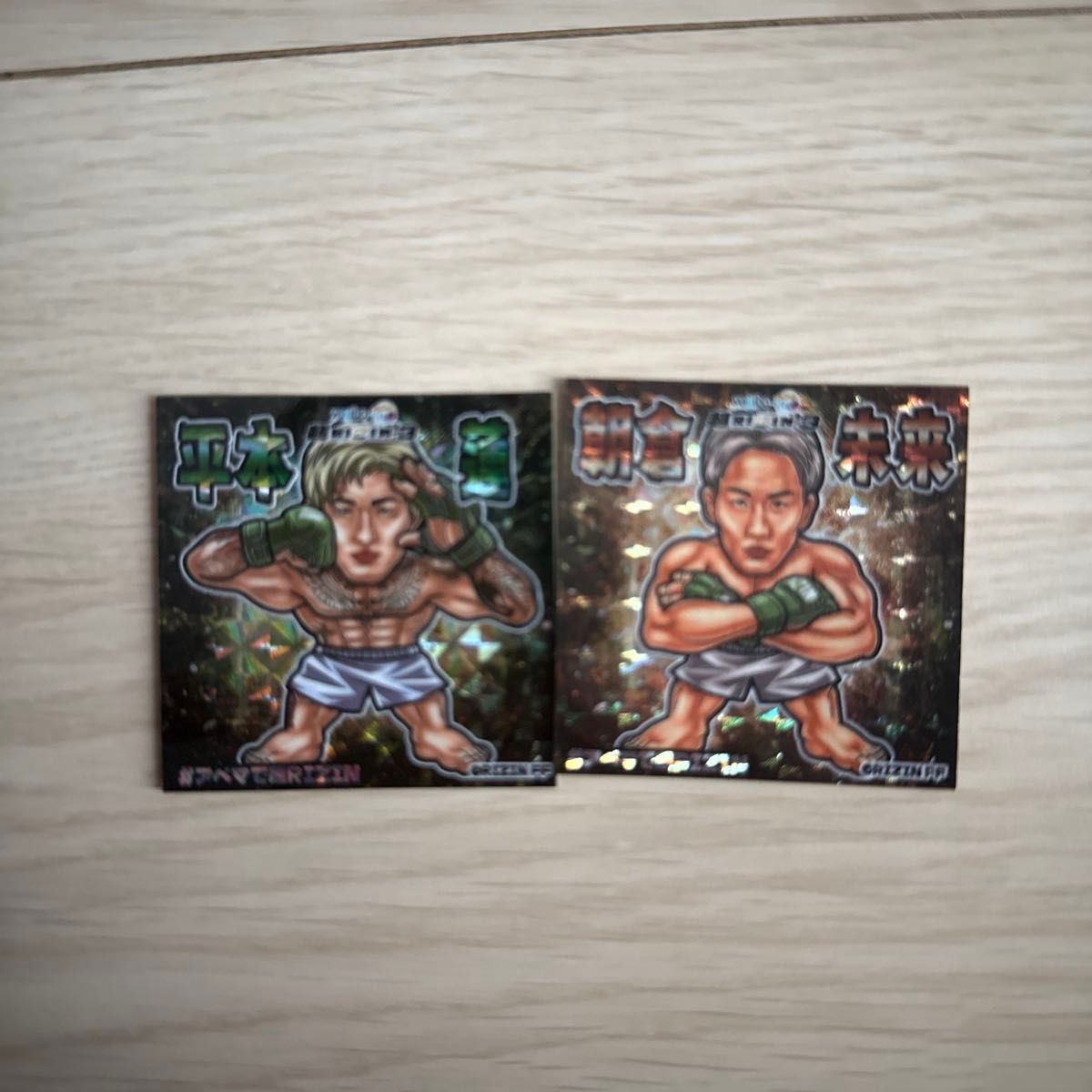 RIZIN 平本蓮 朝倉未来 ステッカー5枚セット 即購入可能 ABEMA RIZIN 朝倉未来 平本蓮 超RIZIN3 ABEMA シール ステッカー