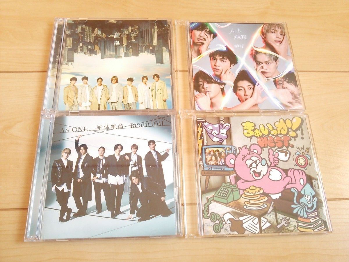 【最終値下げ】WEST ジャニーズ WEST CD まとめ売り WEST CDまとめ売り DVD 送料無料4枚セット ジャニーズWEST