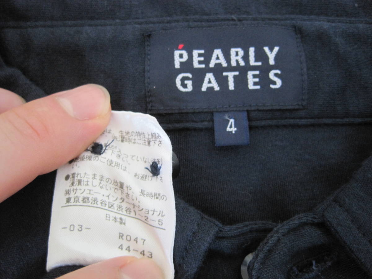 日本製　PEARLY GATES パーリーゲイツ　ポロシャツ　４_画像4