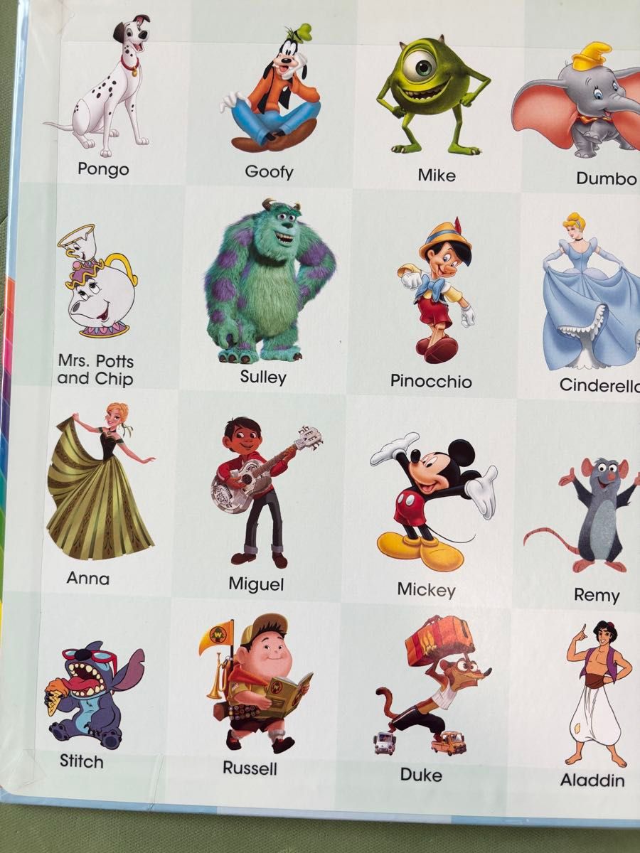 DWE 絵辞書 ディズニーキャラクター DWE 最新版 My Book of Words 絵辞書 本|Yahoo!フリマ(旧