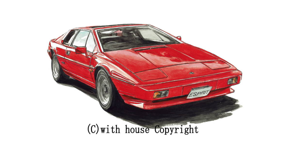 GC-1041 Lotus Esprit HC・GC-1042 BMW 325iA/325i限定版画300部 直筆サイン有 額装済●作家 平右ヱ門 希望ナンバーをお選び下さい。_Lotus Esprit HC