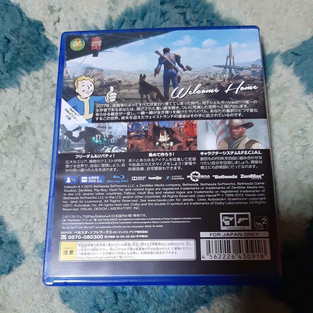 PS4 Fallout4 フォールアウト4