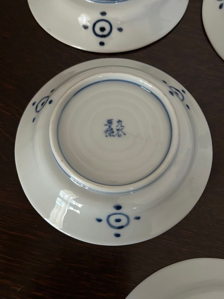 小皿 蝶 5枚 染付 銘 銘々皿 取り皿 変わり皿 変形皿 九谷焼 染付 九谷夢蝶 銘々皿5枚|Yahoo!フリマ(旧PayPayフリマ)