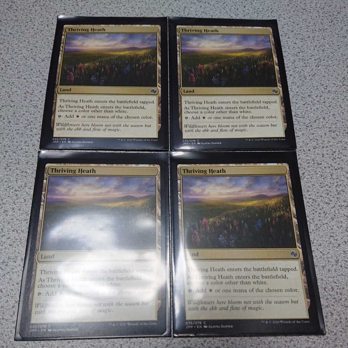 ヤフオク Mtg Jmp 興隆する荒野 英語 四枚セット Jumpstar