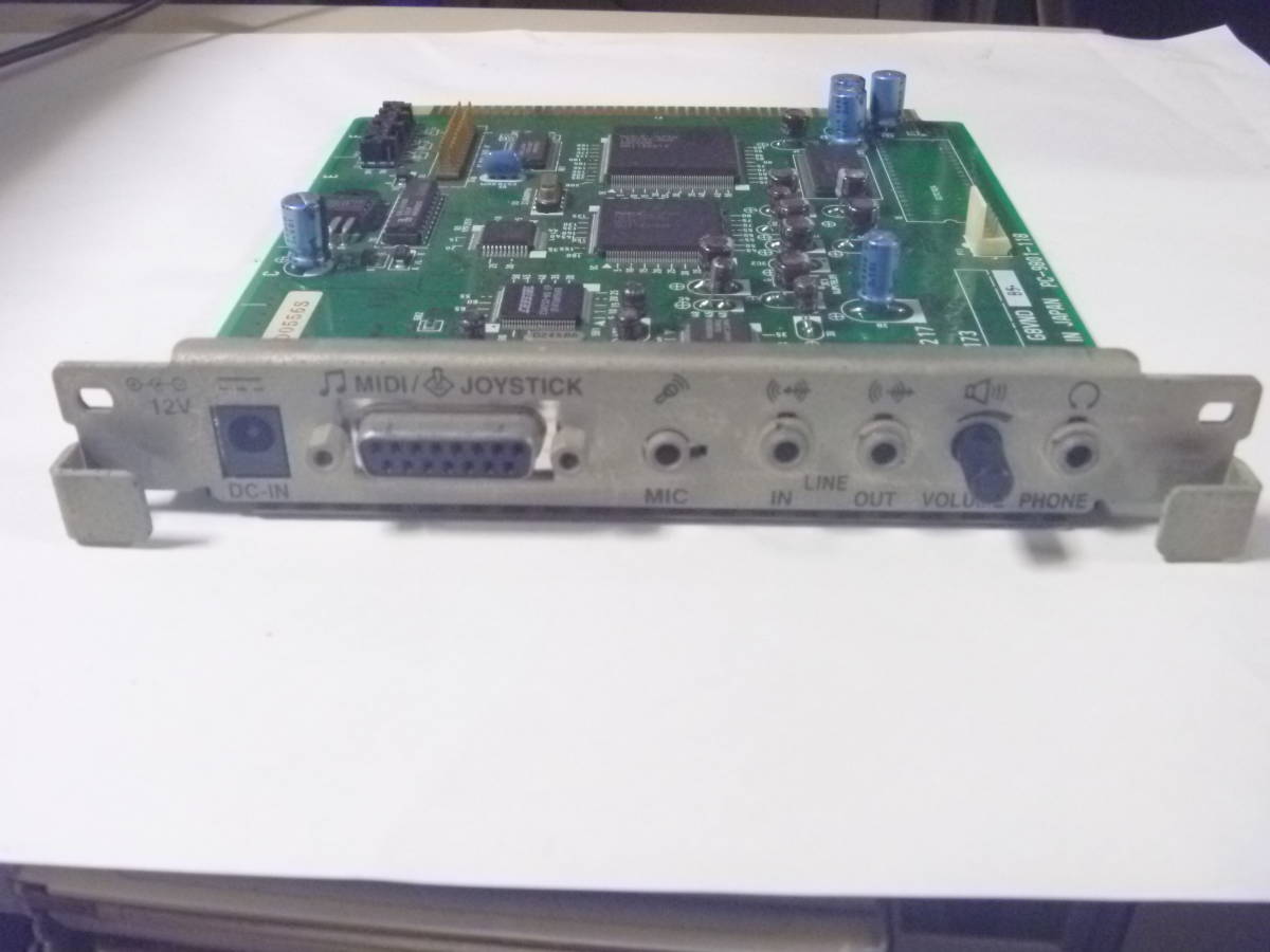 最大88%OFFクーポン NEC PC-9801-118 音源ボード 動作品 おトク 整備済み
