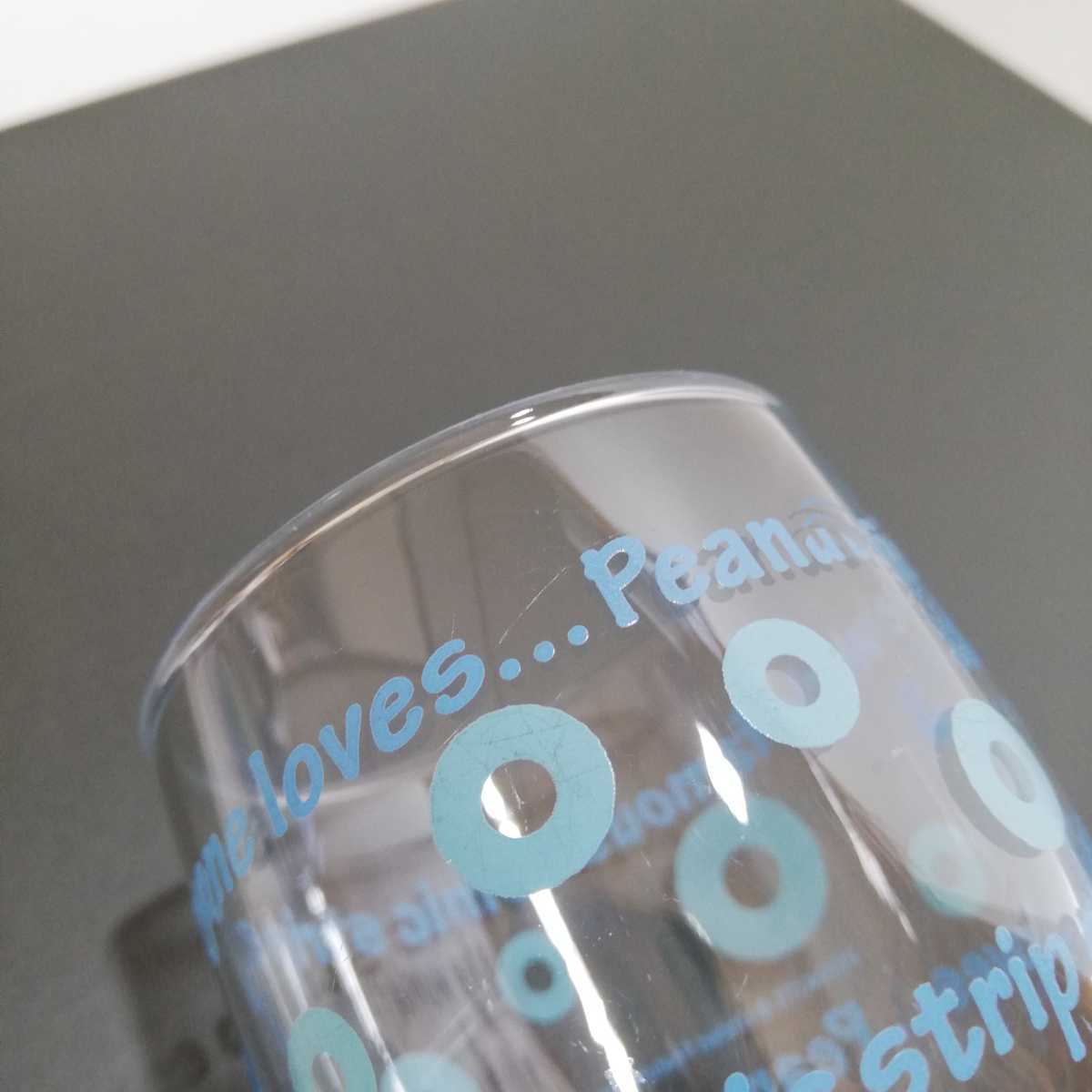 PEANUTS SNOOPY ピーナッツ スヌーピー 足付ミニタンブラー グラス 2色セット 9cm の画像5