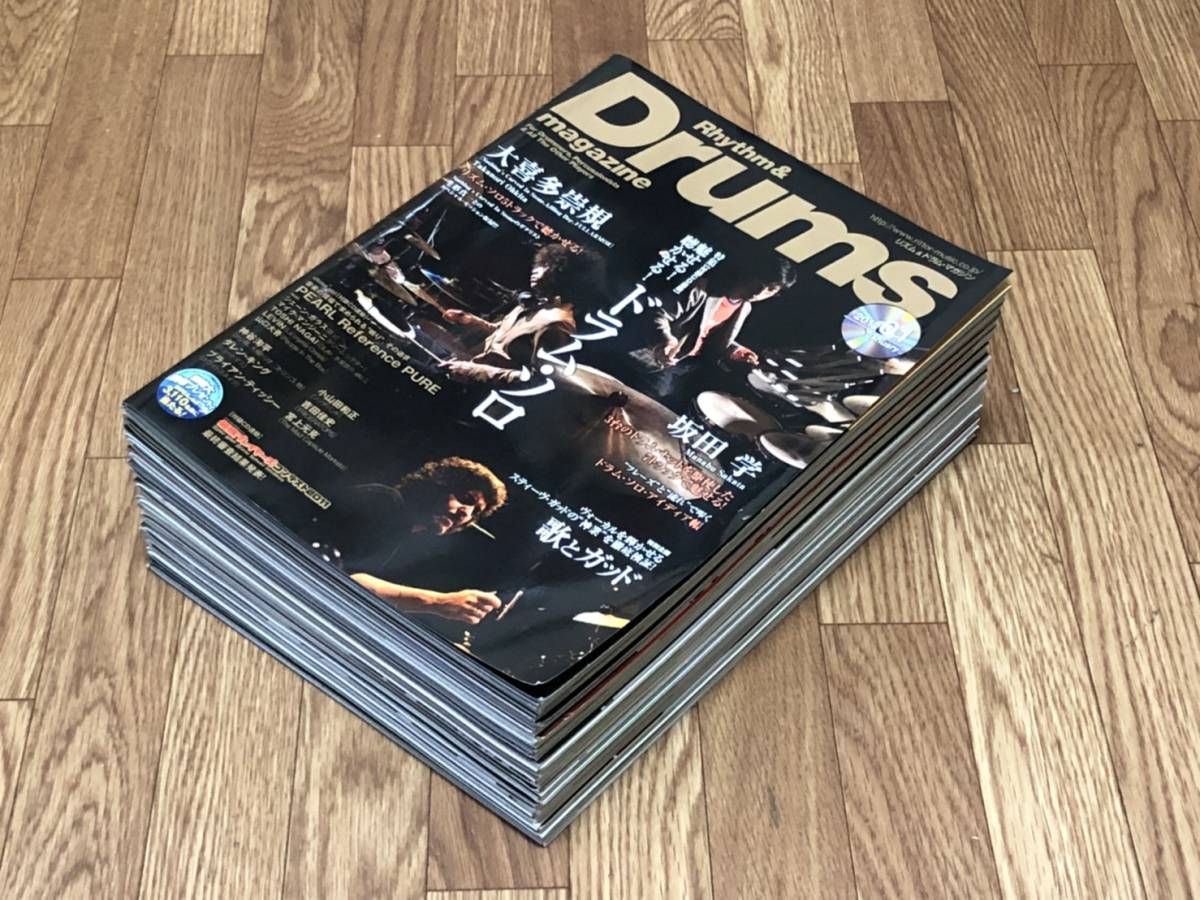 リズム＆ドラム・マガジン 2012年 1年分 12冊セット / まとめ売り Rhythm & Drums magazine
