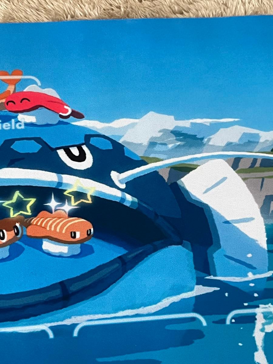 【 海外限定品！ 】シャリタツ & ヘイラッシャ ポケモン プレイマット 海外ポケモンセンター限定 ） プレイマット ヘイラッシャー
