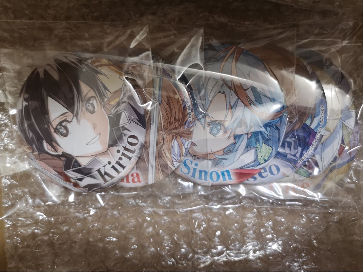 ソードアート・オンライン フラクチュアード デイドリーム 電撃特典缶バッジ6種 ソードアート・オンライン フラクチュアード デイドリーム 電撃