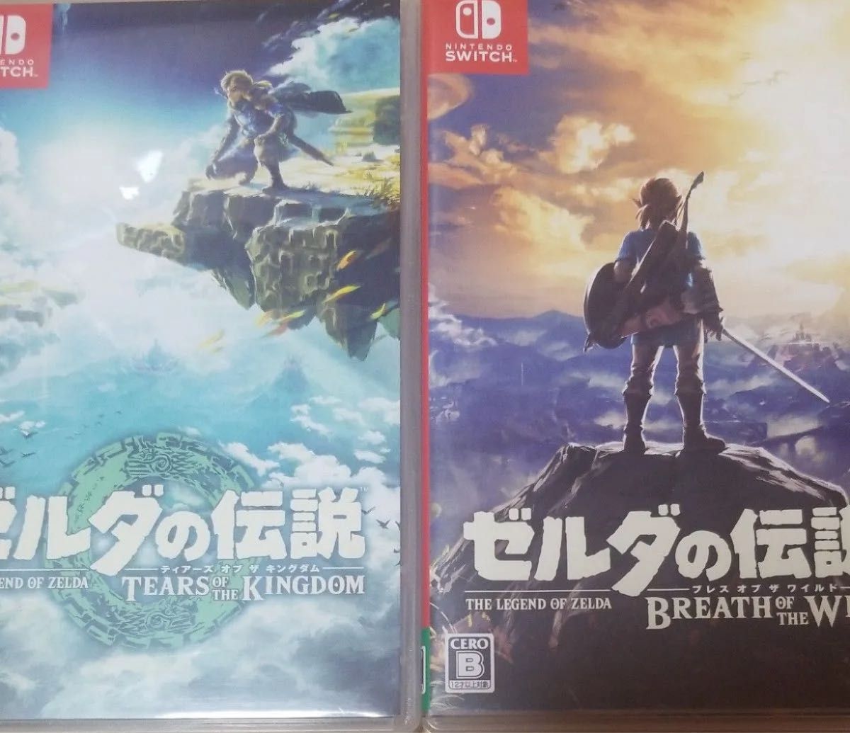 ゼルダの伝説 2本セットティアーズオブキングダム ブレスオブザワイルド 2個セット ゼルダの伝説 ティアーズ オブ ザ キングダム ブレス