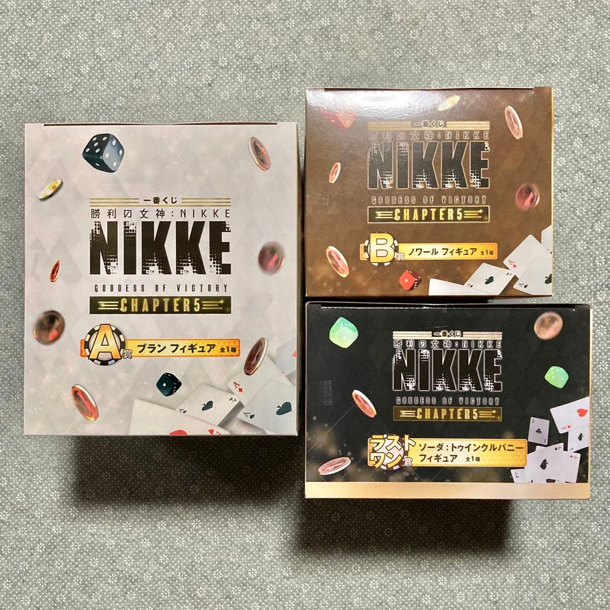 新品未開封 フォンタブ ブラン&ノワール 勝利の女神NIKKE 新品未開封」 一番くじ 勝利の女神 NIKKE A賞+B賞+ラストワン賞