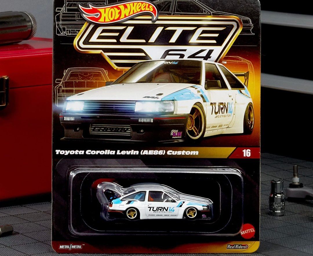 ホットウィール LRCエリート64 トヨタ カローラ レビン(AE86) 2台 ホットウィール エリート64 トヨタ カローラ レビン(AE86