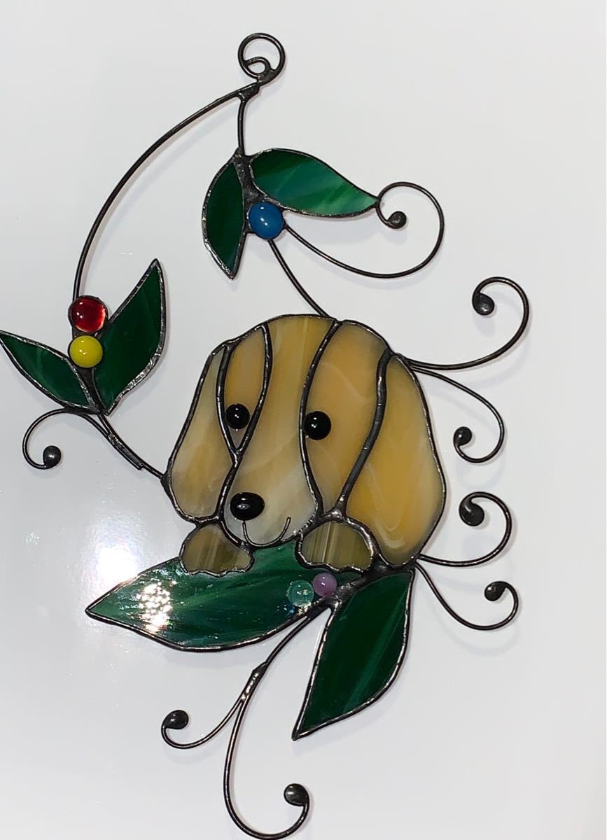Paypayフリマ 犬ダックスフンドのステンドグラス ハンドメイド Paypayフリマ 犬ダックスフンドのステンドグラス ハンドメイド