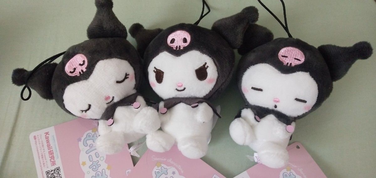 じん むにゃすや クロミ3種+マイメロ3種+ステッィチ3種 9種セット 未使用 サンリオ クロミ むにゃすや マスコット 3種コンプリート