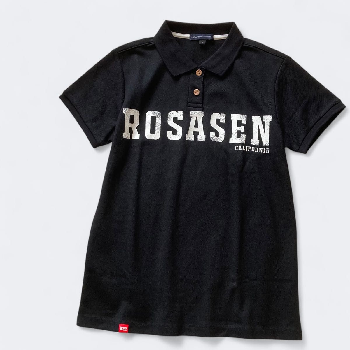 新品 ROSASEN ポロシャツ レディース ロサーセン Lサイズ ゴルフ ROSASEN ロサーセン 半袖 ポロシャツ L レディース ゴルフウェア