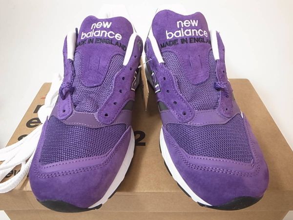 【送料無料 即決】海外限定 NEW BALANCE UK製 M1530CRT 26cm US8新品30周年記念PURPLEパープルxブラックxグリーンxホワイトMADE IN ENGLAND_画像5