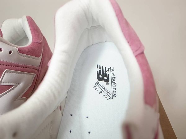 【送料無料 即決】NEW BALANCE UK製 M576PNK 26cm US8新品 30周年記念PINKピンクxホワイト限定オールピッグスキンスエード英国製イギリス製_画像7