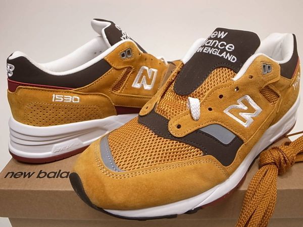 [ бесплатная доставка быстрое решение ]NEW BALANCE UK производства M1530SE 30cm US12 новый товар 30 anniversary commemoration модель прямой . ограничение INCA GOLD горчица горчица Karashi цвет MADE IN ENGLAND Британия производства 