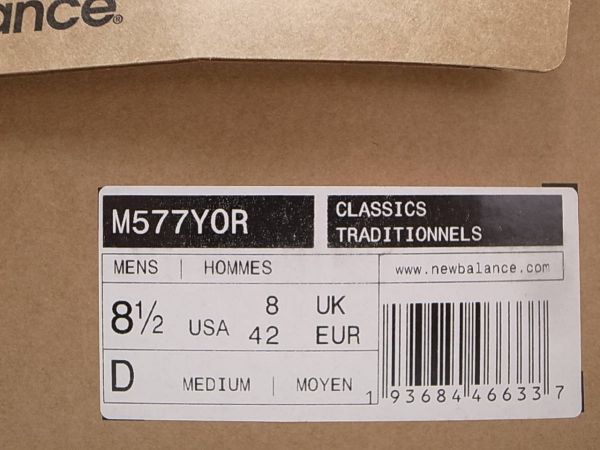 海外限定 NEW BALANCE UK製 M577YOR 26 5cm US8 5新品YEAR OF THE RAT