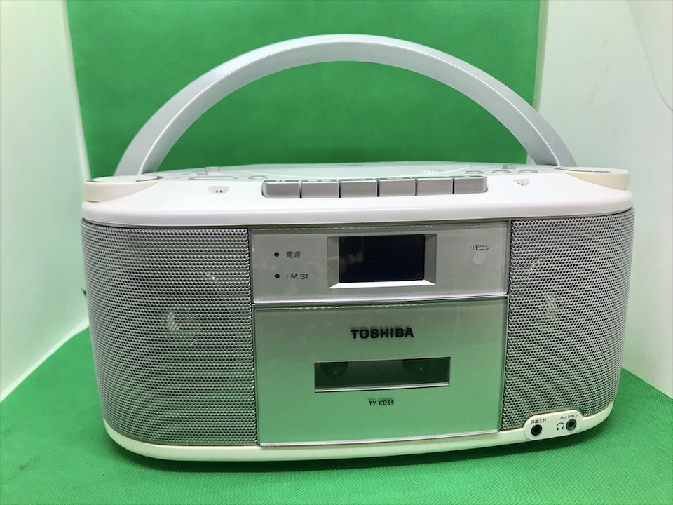 CDラジカセ TOSHIBA TY-CDS5 東芝 TOSHIBA TY-CDK5 ラジカセ CD CUTEBEAT シルバー